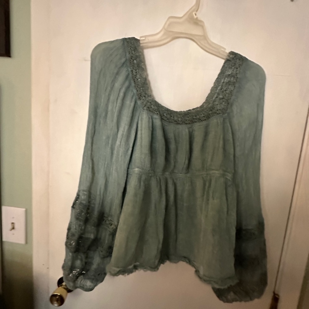 Chic Teal Women's Blouse